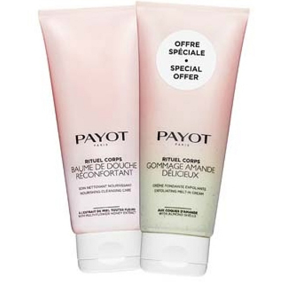 Payot Body Care Rituel Corps telový peeling 200 ml + sprchový balzam 200 ml, Promo duo set 2021