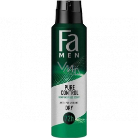 Fa Men Pure Control Hemp Inspired Scent 72h antiperspirant deodorant v spreji pre mužov 150 ml