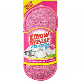 Elbow Grease Pink Umývateľná čistiaca špongia na rôzne povrchy 19 x 9,5 cm 1 kus