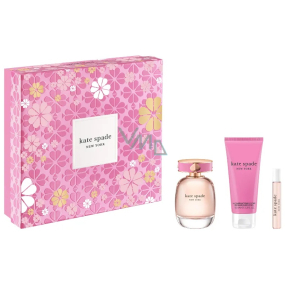 Kate Spade New York parfumovaná voda 100 ml + parfumovaná voda 7,5 ml miniatúra + telové mlieko 100 ml, darčeková sada pre ženy