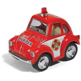 EP Line Volkswagen Little Beetle naťahovacie auto Hasiči 5 x 3 x 3 cm