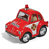 EP Line Volkswagen Little Beetle naťahovacie auto Hasiči 5 x 3 x 3 cm