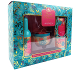 Tesori d Oriente Ayurveda toaletná voda pre ženy 100 ml + sprchový gél 250 ml + orientálna sviečka 109 g, darčeková sada