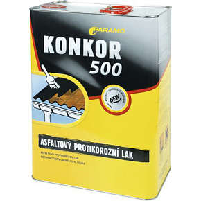 Paramo Konkor 500 asfaltový antikorozný lak, 9 kg