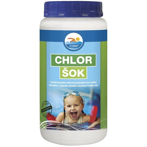 Probazen Chlór Šok prípravok na úpravu vody v bazénoch 1,2 kg
