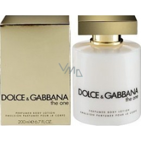 Dolce & Gabbana The One Female telové mlieko 200 ml