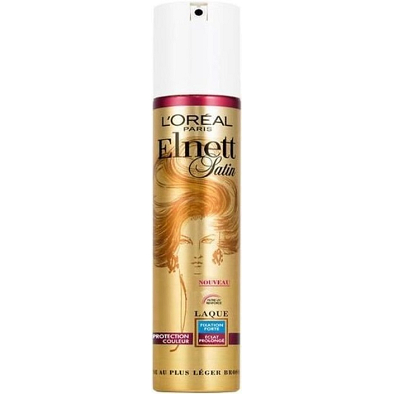 Loreal Paris Styling Elnett Satin lak na vlasy pre farbené vlasy silná fixácia 150 ml