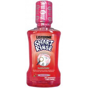 Listerine Smart Rinse Berry ústna voda pre deti od 6 do 12 rokov 250 ml