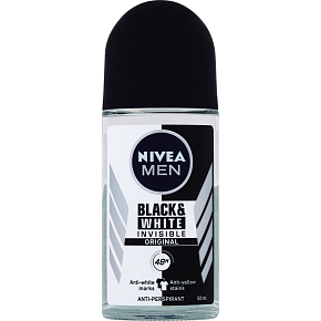 Nivea Men Black & White Invisible Original guľôčkový antiperspirant, 50 ml