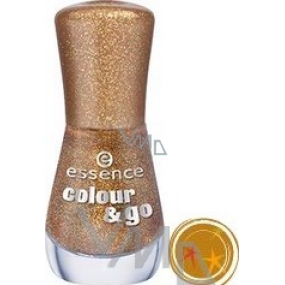 Essence Colour & Go lak na nechty 121 Gold Fever 8 ml