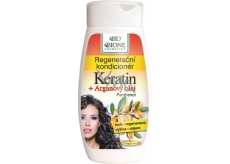 Bion Cosmetics Keratín & Arganový olej regeneračný kondicionér na vlasy 260 ml