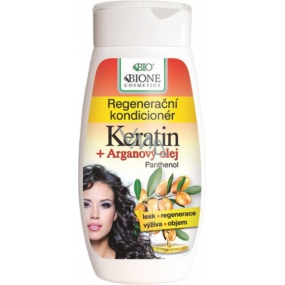 Bione Cosmetics Keratín & Arganový olej regeneračný kondicionér na vlasy 260 ml