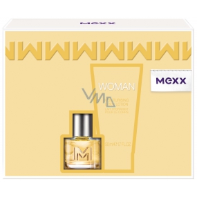 Mexx Woman toaletná voda 20 ml + telové mlieko 50 ml, darčeková sada