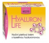 Bion Cosmetics Hyaluron Life s kyselinou hyalurónovou nočný pleťový krém pre všetky typy pleti 51 ml