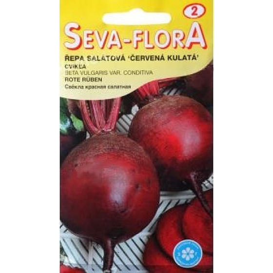 Seva - Flora Repa červená šalátová guľatá 4 g