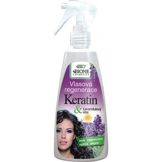 Bion Cosmetics Keratín & Levanduľa vlasová regenerácia pre všetky typy vlasov 260 ml