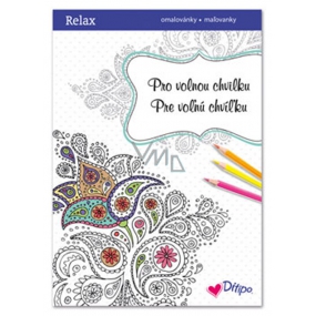 Ditipo Relax Pre voľnú chvíľku relaxačné maľovanky s citáty 16 strán