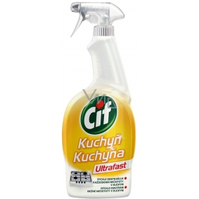 Cif Ultrafast Kuchyň čistiaci prostriedok na nečistoty v kuchyni 750 ml rozprašovač