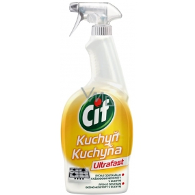 Cif UltraFast Kuchyňa čistiaci prostriedok na nečistoty v kuchyni 750 ml rozprašovač