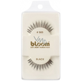 Bloom Natural nalepovacie riasy z prírodných vlasov obloučkové čiernej č. 505 1 pár