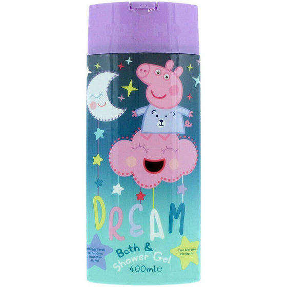 Peppa Pig - Prasiatko Peppa sprchový gél a pena do kúpeľa pre deti 400 ml