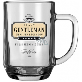 Nekupto Liga Pravých Džentlmenov Pivné poháre Gentleman nie je len legendou, ty si jedným z nich 500 ml