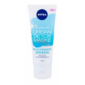 Nivea Urban Skin Detox 1-minútový hydratačná maska so zeleným čajom 75 ml