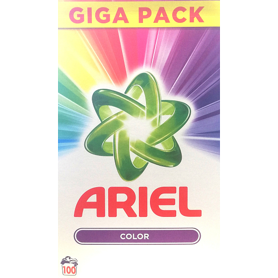 Ariel Color prací prášok na farebnú bielizeň box 100 dávok 7,5 kg