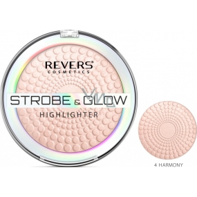 Revers Strobe & Glow Highlighter rozjasňujúci púder 04 Harmony 8 g
