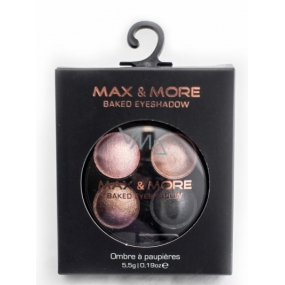 Max & More zapečené očné tiene 430 Ombre Bronze 5,5 g
