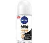 Nivea Black & White Invisible Ultimate Impact guličkový antiperspirant dezodorant roll-on pre ženy 50 ml