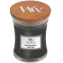 WoodWick Black Peppercorn - Čierne zrnko korenia vonná sviečka s dreveným knôtom a viečkom sklo malá 85 g