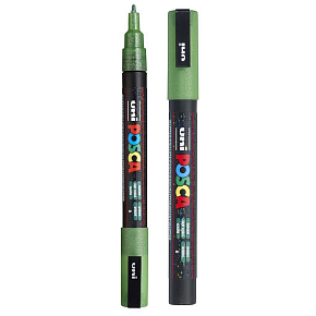Posca Univerzálny akrylátový popisovač 0,9 - 1,3 mm Zelená PC-3M