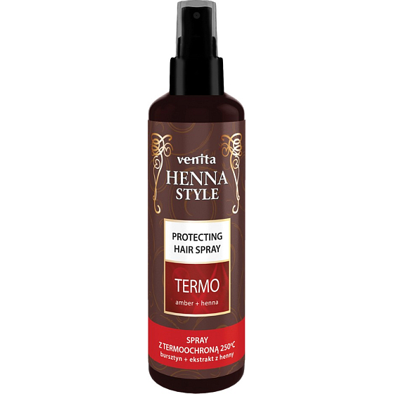 Venita Henna Style sprej na vlasy s tepelnou ochranou do 250 °C 200 ml