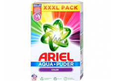 Ariel Aquapuder Color univerzálny prací prášok na farebné oblečenie 70 dávok 4,55 kg