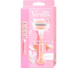 Gillette Venus Venus ComfortGlide Spa Breeze 3 čepieľky + 4 náhradné hlavice pre ženy