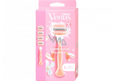 Gillette Venus Venus ComfortGlide Spa Breeze 3 čepieľky + 4 náhradné hlavice pre ženy