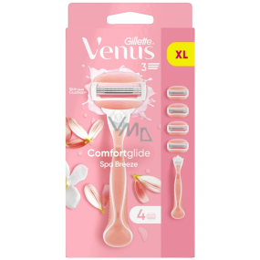 Gillette Venus Venus ComfortGlide Spa Breeze 3 čepieľky + 4 náhradné hlavice pre ženy