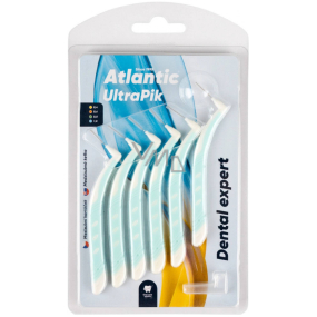 Medzizubné kefky Atlantic UltraPik 0.8 mm zelená zakrivená 6 kusov