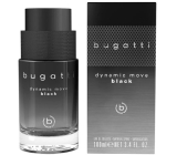 Bugatti Dynamic Move Black toaletná voda pre mužov 100 ml
