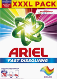Ariel Rýchlo rozpustný farebný prací prášok na farebnú bielizeň 70 dávok 3,85 kg