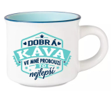 Hrnček Albi Espresso - Dobrá káva vo mne prebúdza to najlepšie 45 ml