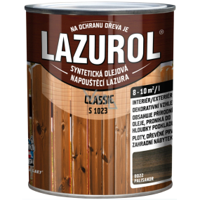 Lazurol Classic S1023 syntetická olejová lazura na dřevo 0022 Palisandr 2,5 l
