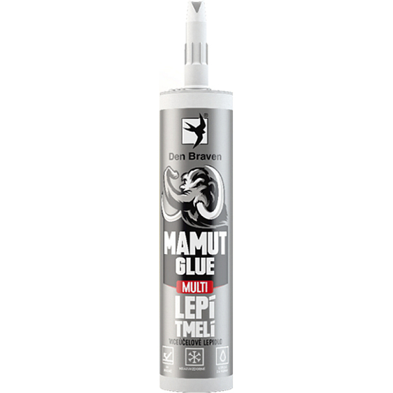 Den Braven Mamut Glue Multi montážne lepidlo, biele, 290 ml