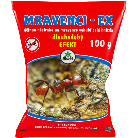 Mravce EX prášok nástraha na mravce, 100 g