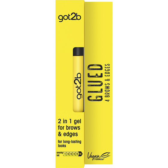 got2b Glued 4 Brows & Edges gél na obočie a baby vlásky 2v1,16 ml