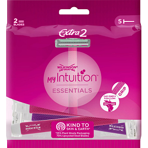 Wilkinson Sword Extra 2 Beauty jednorazové holítka MY Intuition Essential, 5 ks