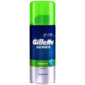 Gillette Series 3x Action Sensitive gél na holenie pre mužov 75 ml