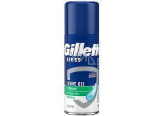 Gillette Series 3x Action Sensitive gél na holenie pre mužov 75 ml