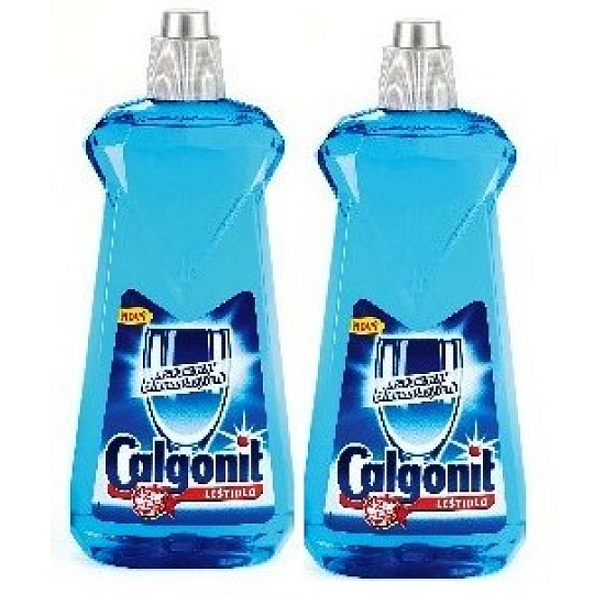 Calgonit Shine Regular leštidlo do umývačky riadu 2x 400 ml DUO